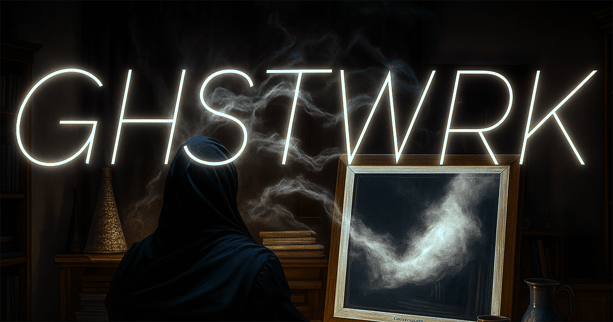 GHSTWRK operator studying a spectral interface